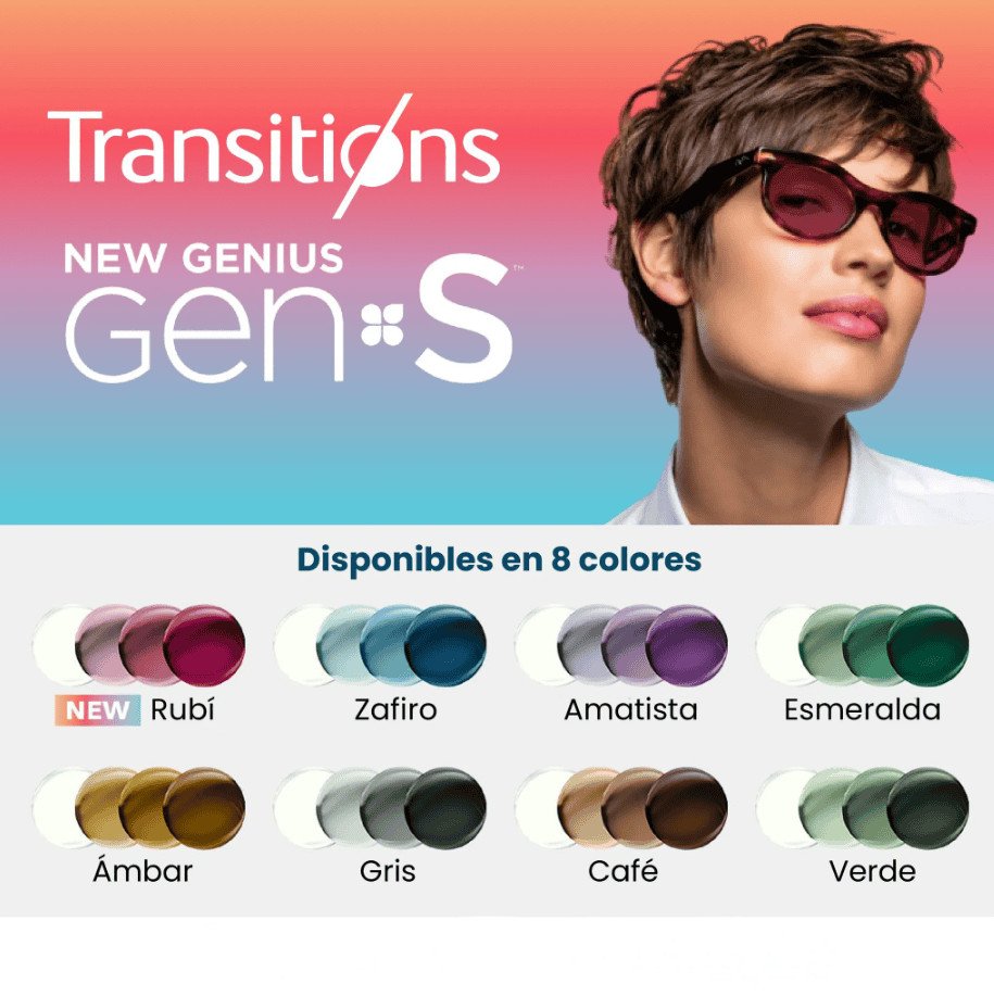 COLORES DE TRANSITIONS OPTICA MEDELLIN