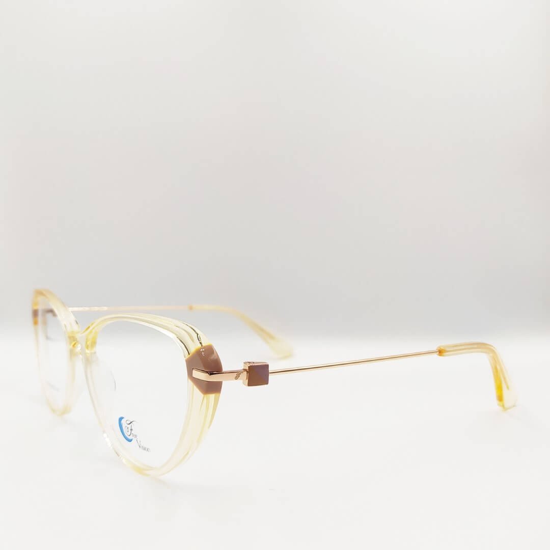 Montura dorada acetato