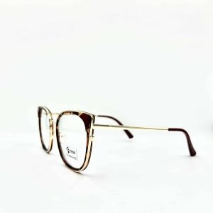 Montura tipo Carey Cafe-Dorado