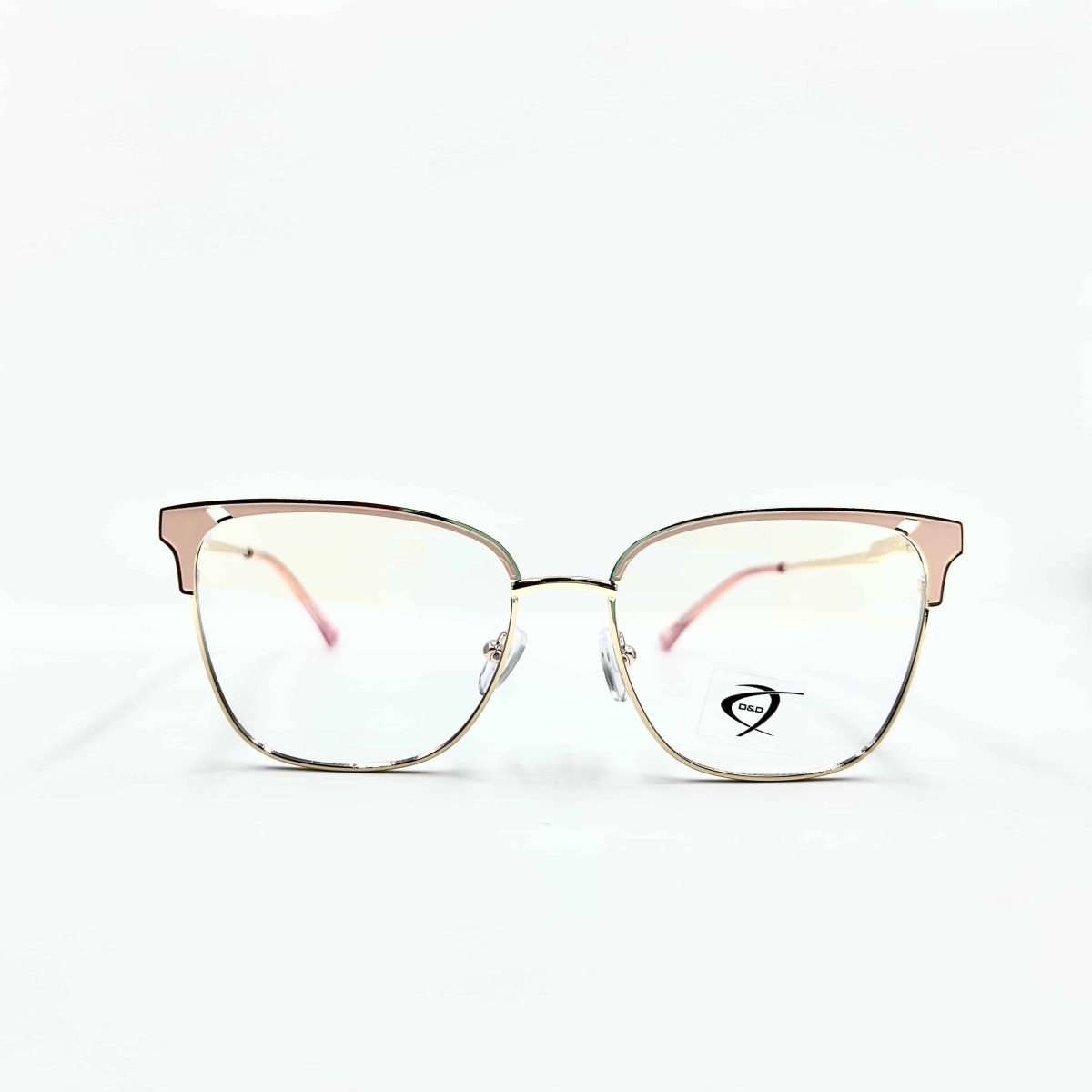 montura cuadrada rosada