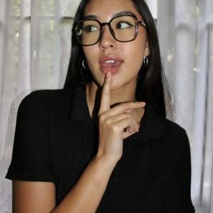 Montura de Gafas de Mujer Negras Grande