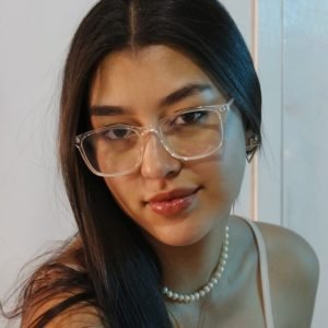 Montura de gafas para mujer transparentes