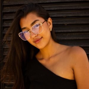 Montura de gafas blancas para Mujer