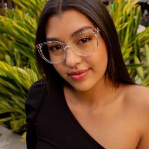 Montura de Gafas de Mujer Transparente