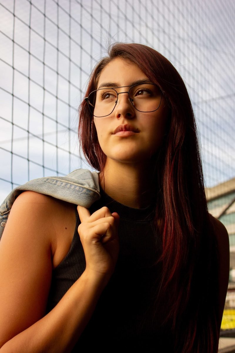 montura de gafas de mujer aviadores