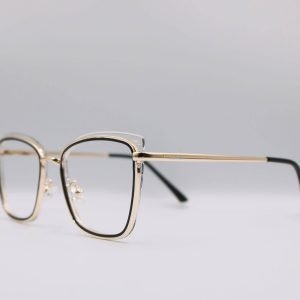 Montura de Gafas Mujer Negra con Transparentes