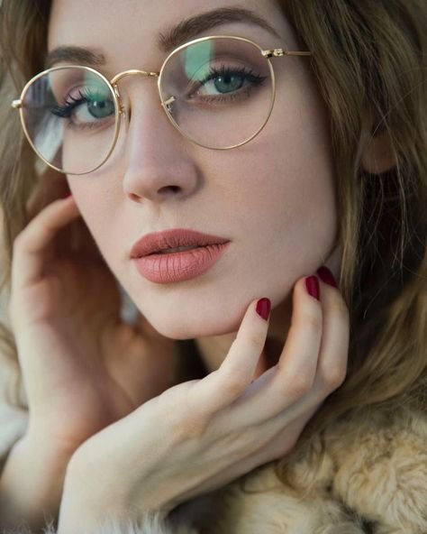 gafas redondas mujer