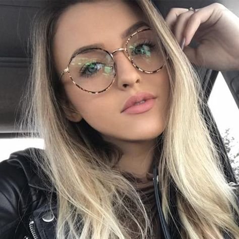 gafas redondas mujer