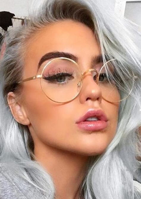 monturas redondas mujer