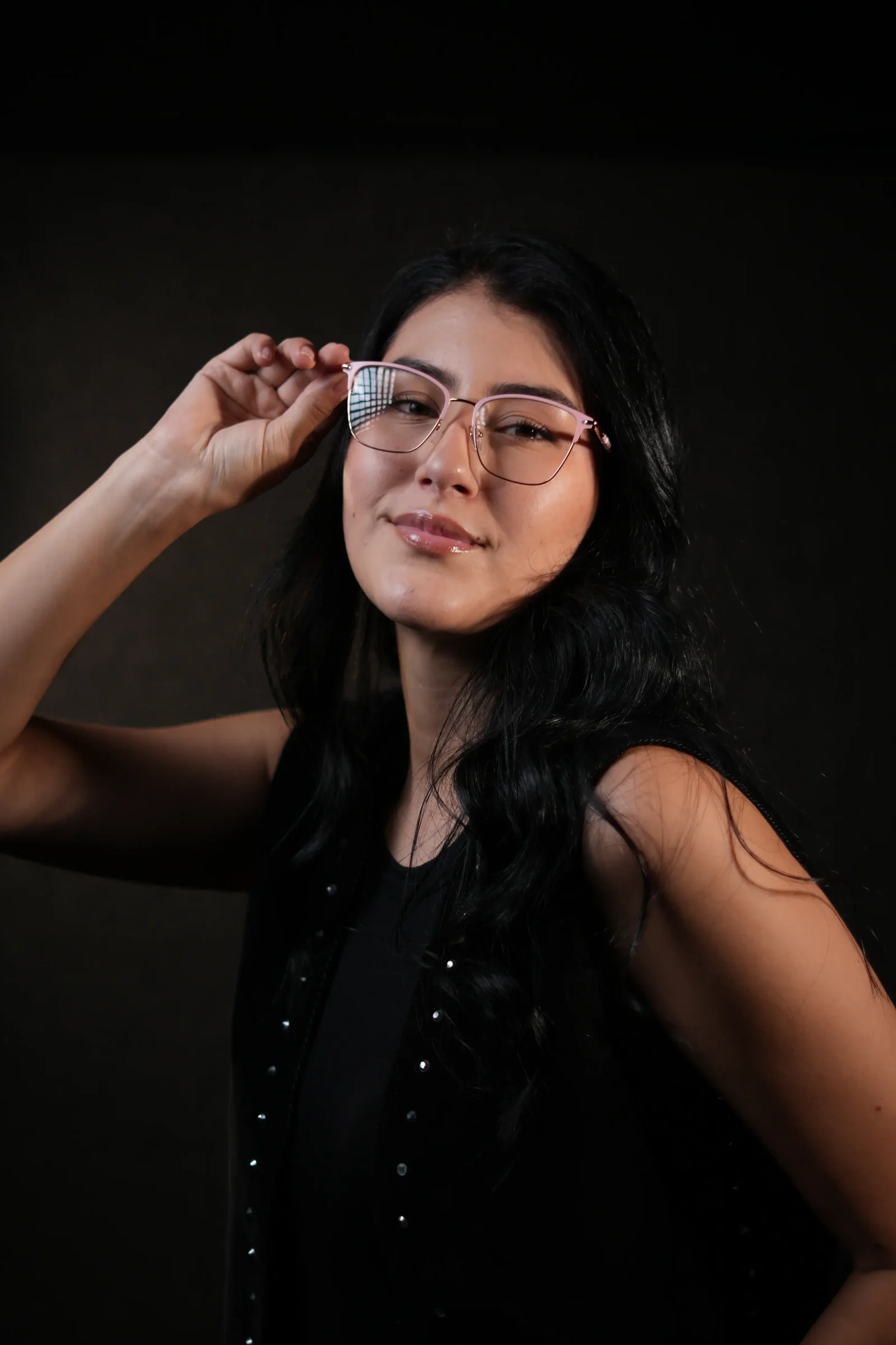 Gafas formuladas cuadradas rosado para mujer