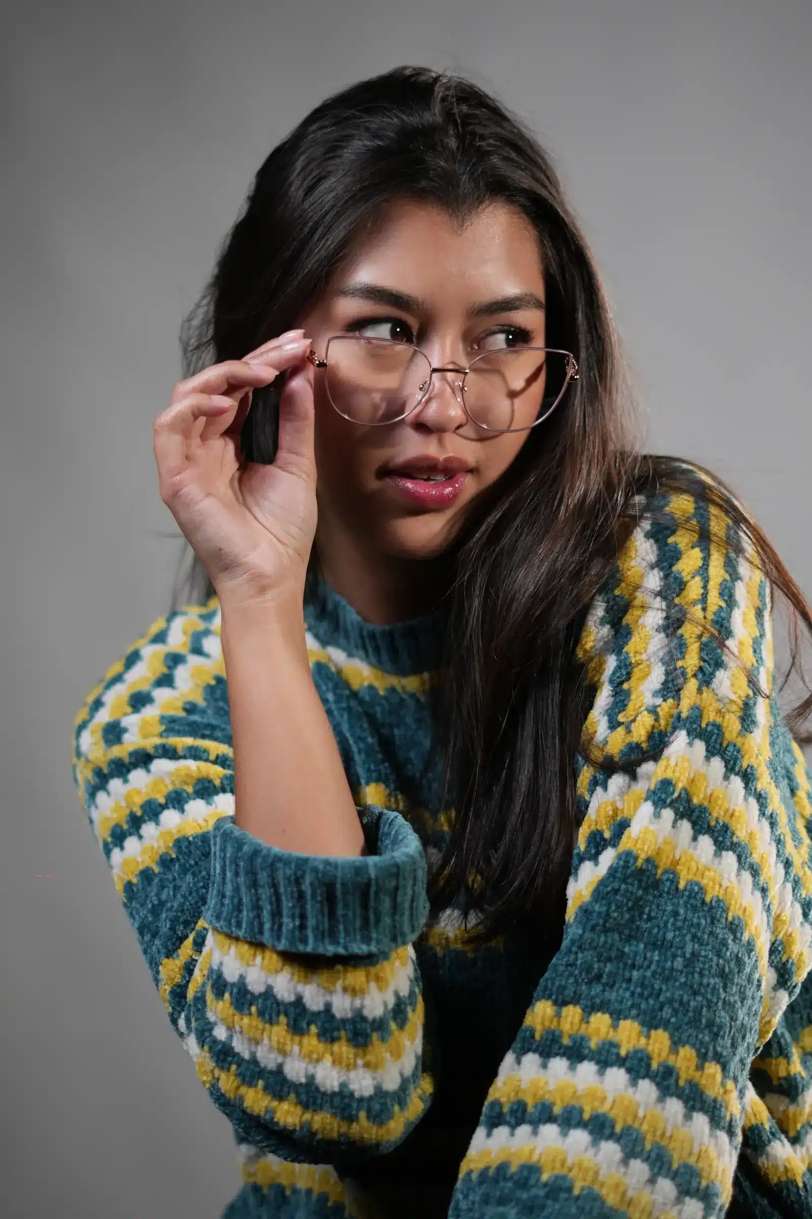 Gafas ojo de gato para mujer rosado