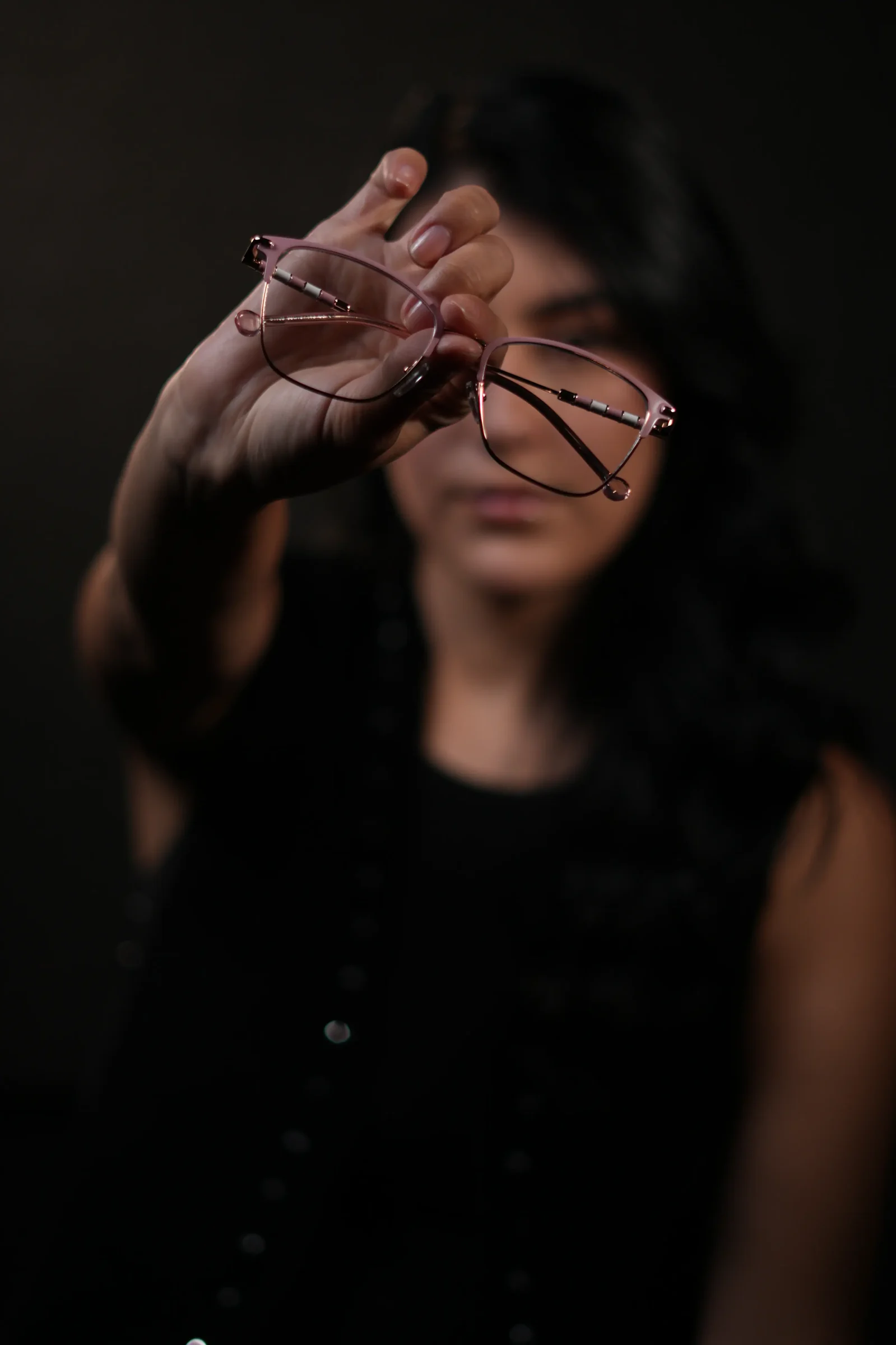 Lentes cuadrados para mujer rosado