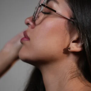 Gafas ojo de gato para mujer metálicas rosado – Ref. 82144