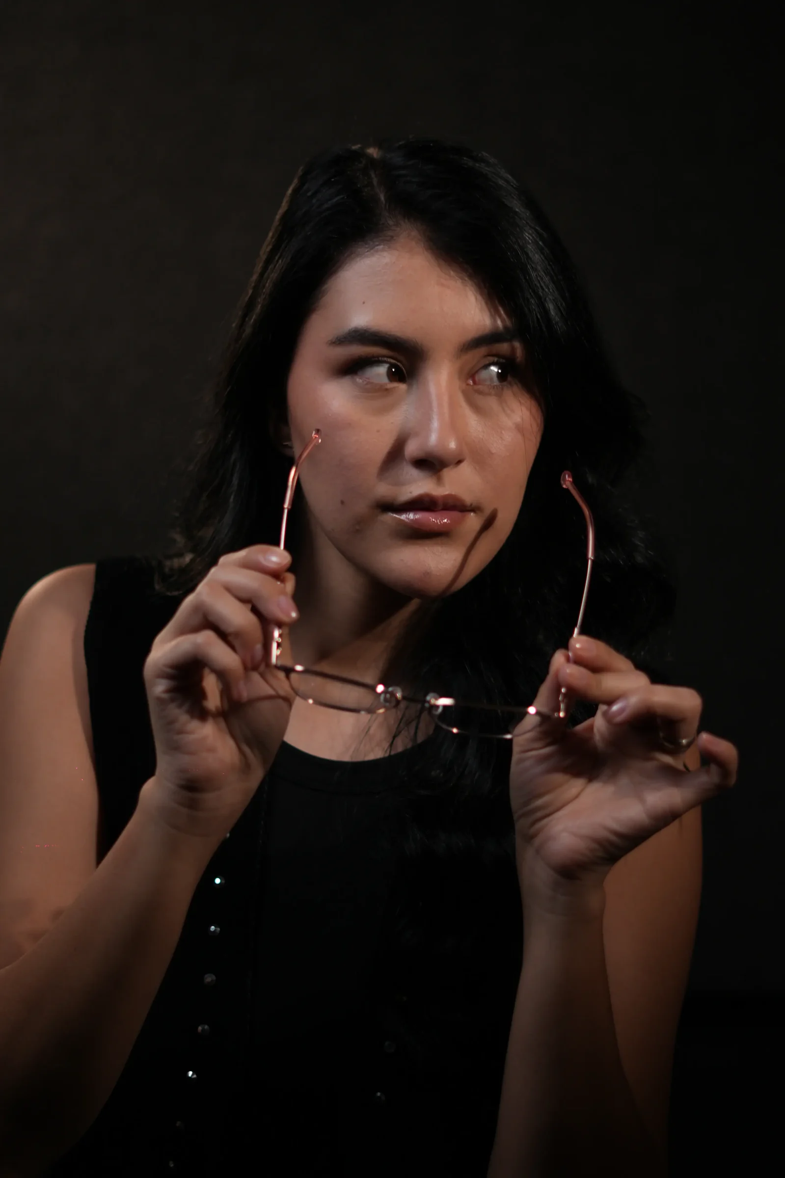 Monturas cuadradas para mujer rosado