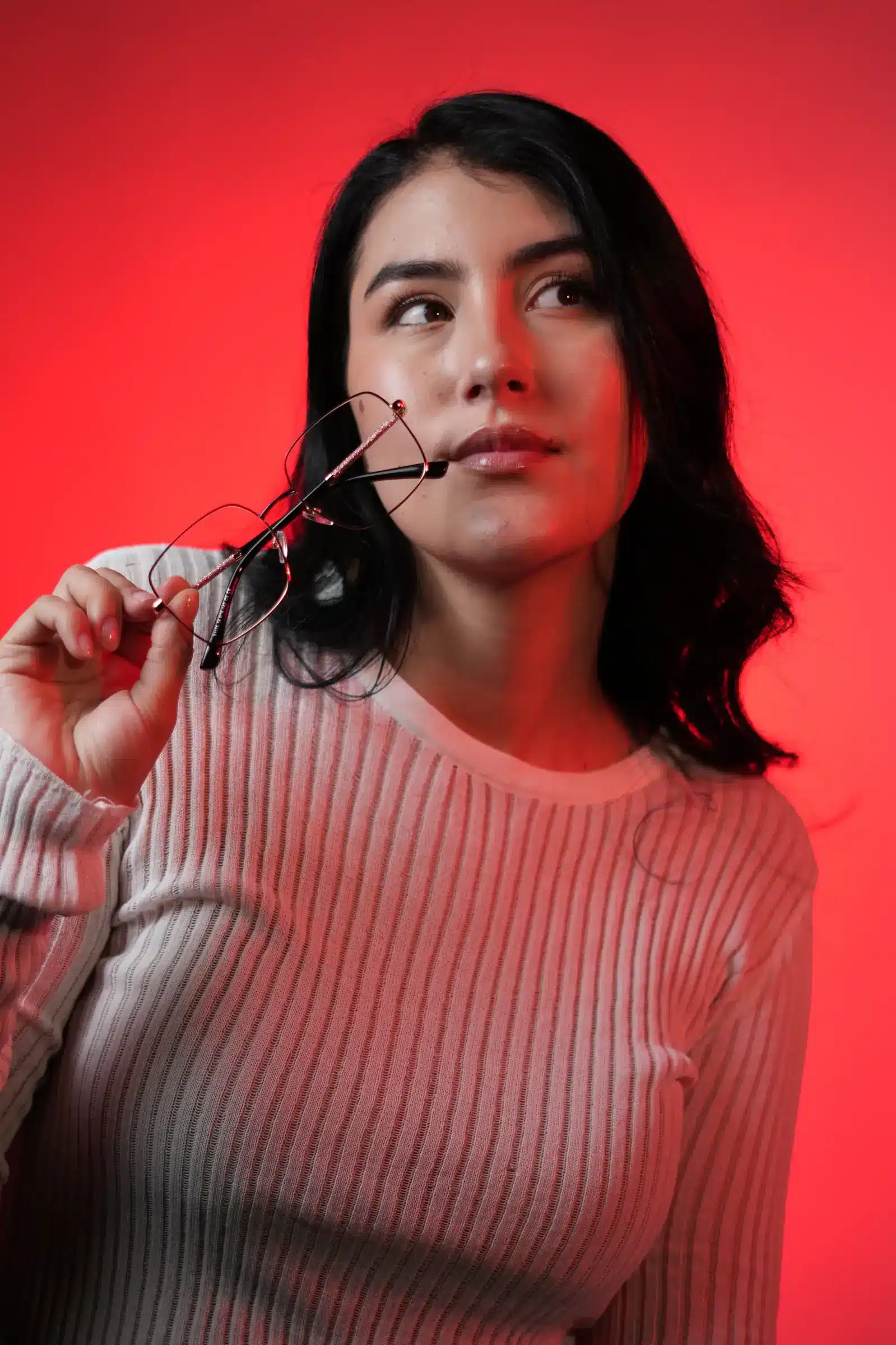 Monturas de gafas para mujer cuadradas oro rosa estilo elegante